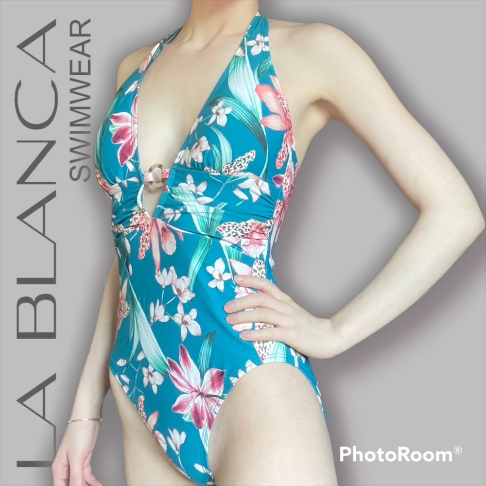 🌺La Blanca Tropical Tigerlilly One Piece